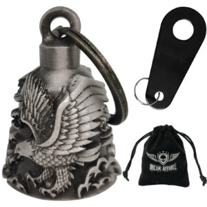 Motorcycle Bell Dream Apparel Eagle 3D Relief Lightweight Magnesium Alloy