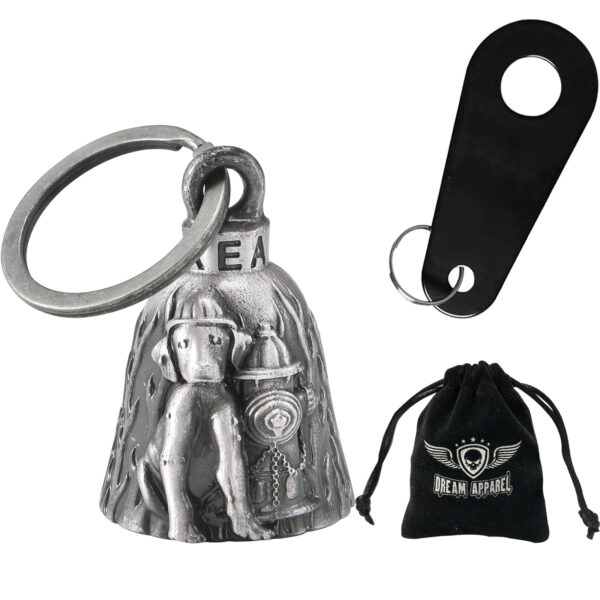 Fire Hydrant Dog Motorcycle Bell Dream Apparel Firemen Collector Gift