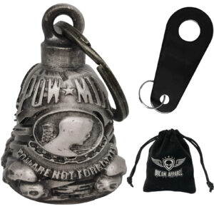 Motorcycle Good Luck Bell Dream Apparel Flag 3D Magnesium Alloy 1.7 Inch