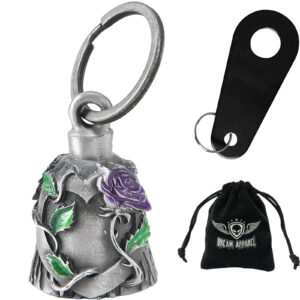 Motorcycle Bell Dream Apparel Heart Purple Rose 3D Lightweight Magnesium Alloy