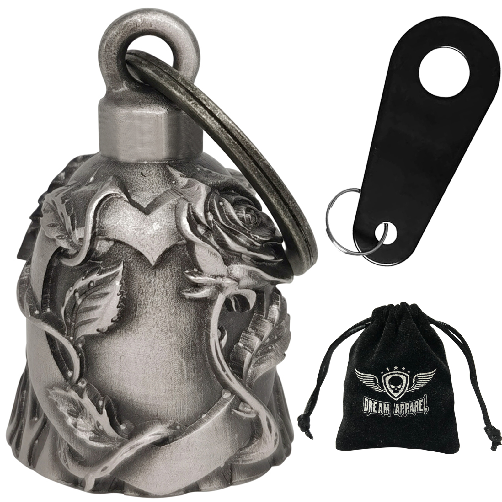 Motorcycle Bell Dream Apparel Heart with Rose Magnesium Alloy Lightweight