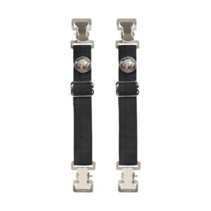 Heavy-Duty BUFFALO Alligator Teeth Boot Clips with Adjustable Elastic Straps