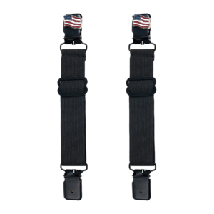 American USA Flag Alligator Boot Clips