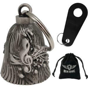 Music Note Motorcycle Bell Dream Apparel Lightweight Impact Resistant 1.7"