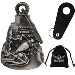 Motorcycle Bell Dream Apparel Skeleton Riding USA Flag Lightweight 3D