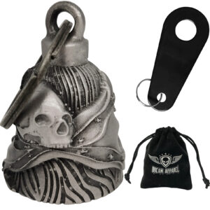 Motorcycle Bell Dream Apparel Skull Lightweight Magnesium Alloy Good Luck