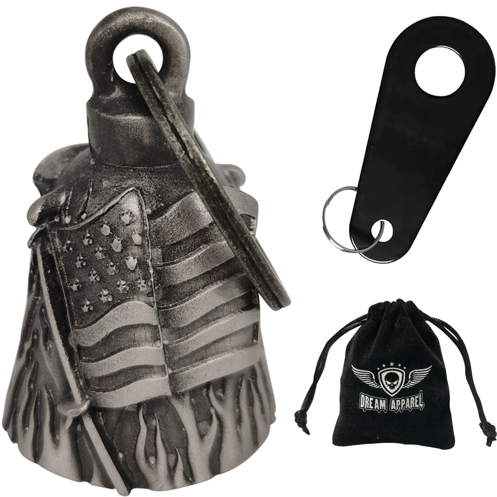 Motorcycle 3D Bell Dream Apparel USA Flag Design