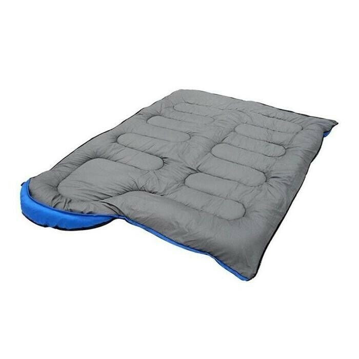 Mummy Sleeping Bag 7' Thick Comfortable Camping Backpacking Sleep Sack, 20F Blue - Image 2