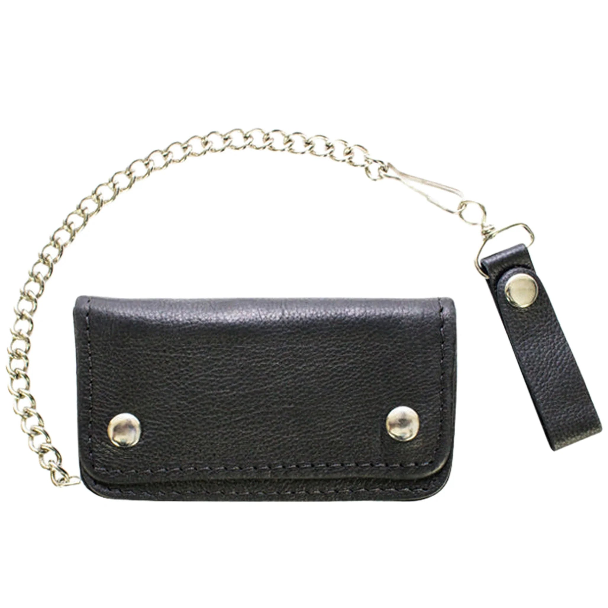 Biker Bifold Chain Wallet Heavy Duty Premium Leather - Image 2