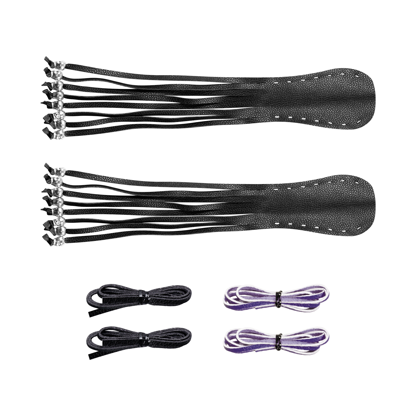 Motorcycle Brake Clutch Lever Covers Dream Apparel Black Purple Skull Fringe - Image 2