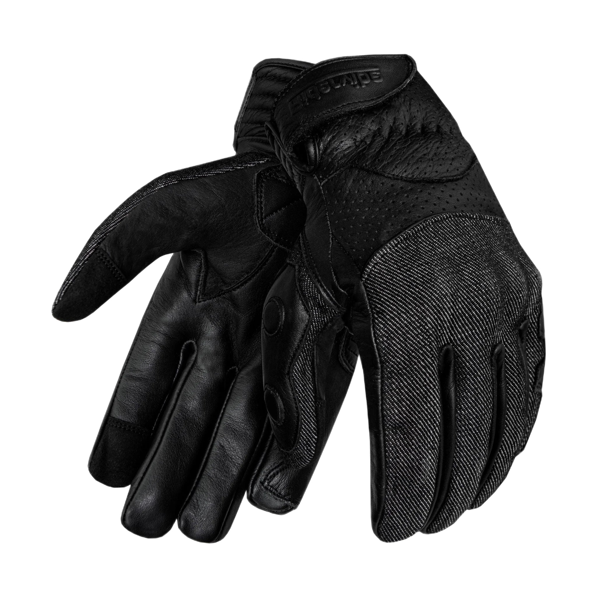 Dream Apparel Leather and Denim combination gloves - Image 2