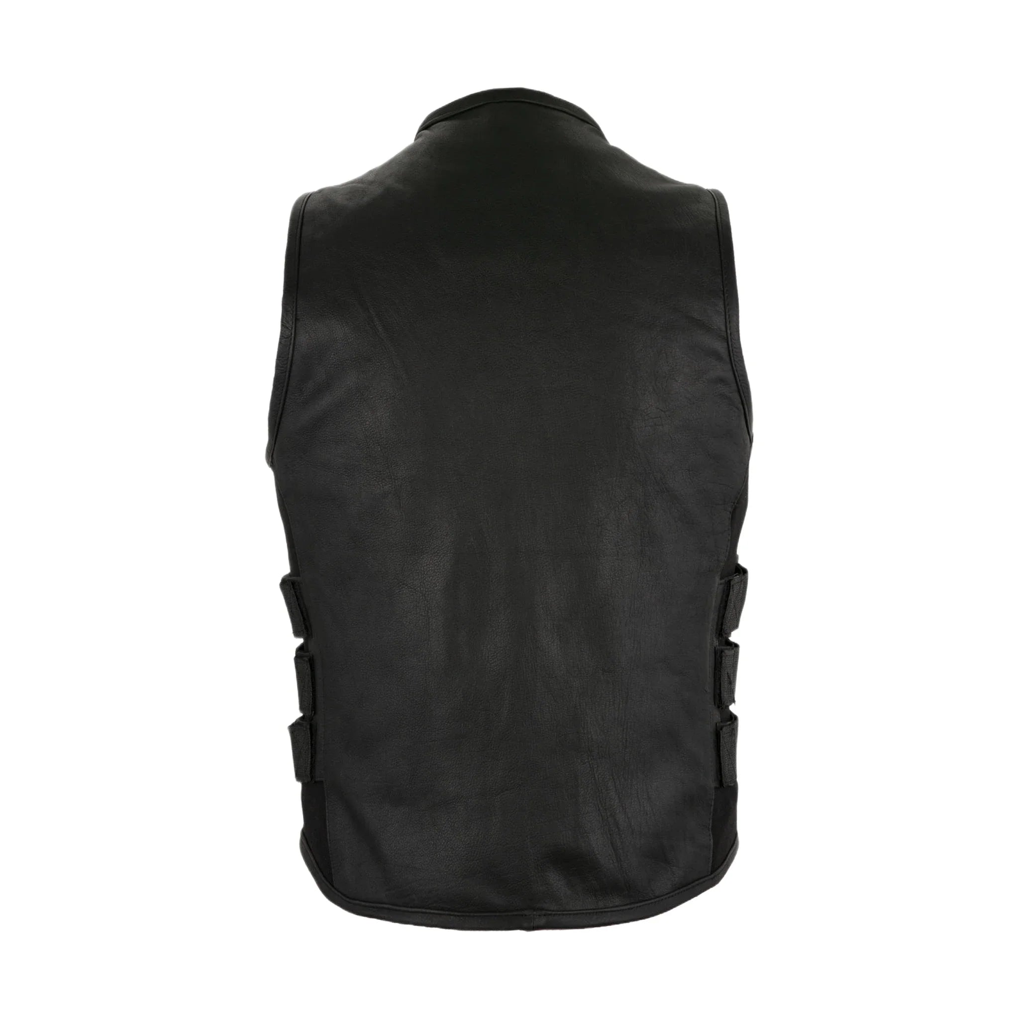 Dream Apparel Women Leather Vest with side straps Conceal Carry Motorcycle Vest - Image 2