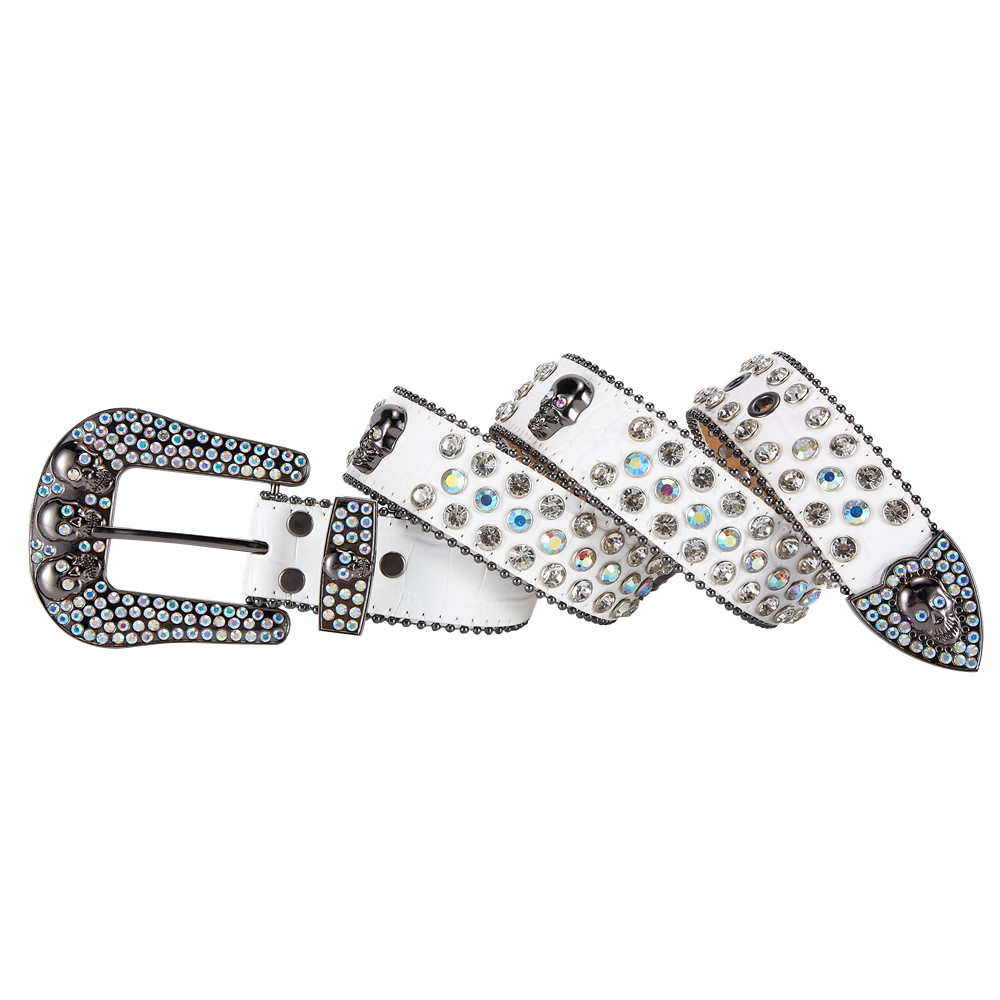 Western Rhinestone Belt Dream Apparel Crystal Diamond Bling Medium Large XL - Image 2