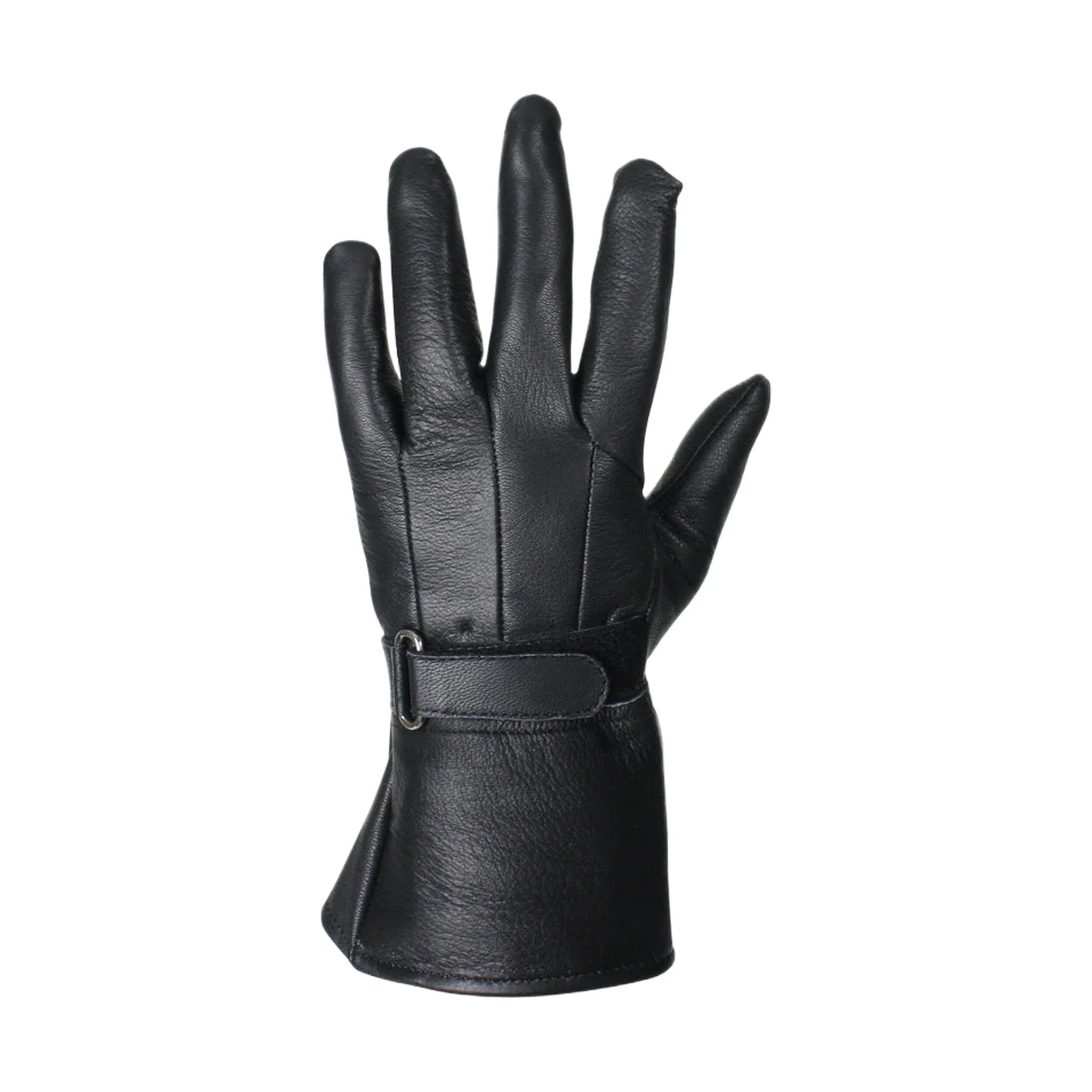 Full Finger Deer Skin Motorcycle Gloves - Image 2