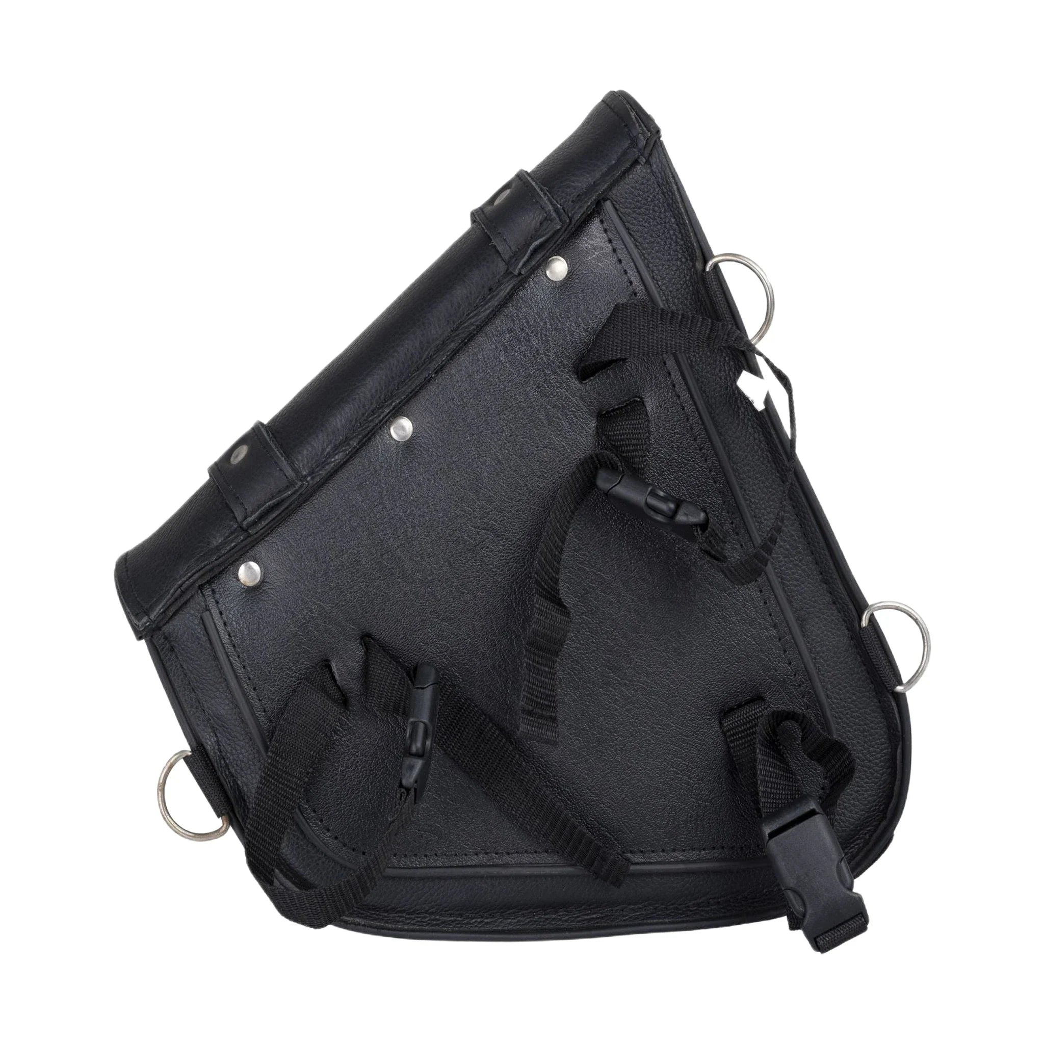 Leather Solo Swing Arm Bag Left Side - Image 2