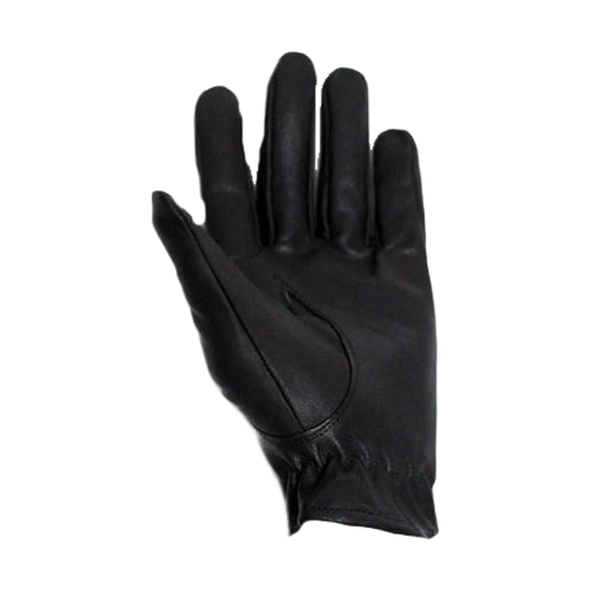 Lined Leather Gloves With Zipper - Image 2