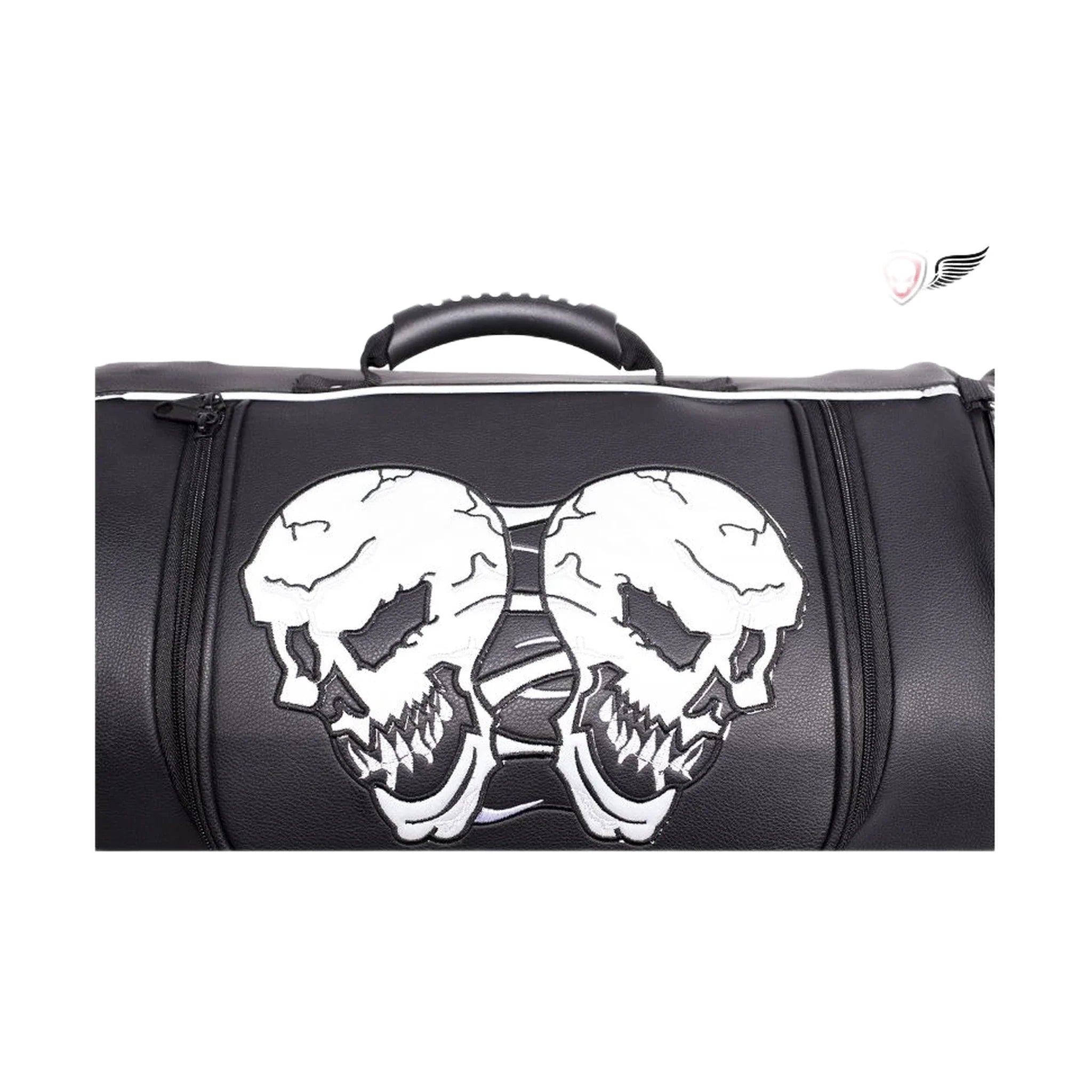 Motorcycle Sissy Bar Bag / Trunk With Skull - Image 2