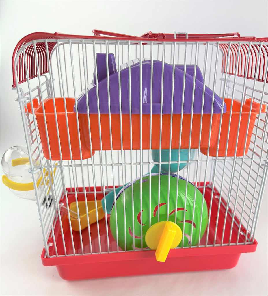 Hamster Small Rodent Cage Habitat Playhouse Gerbil Mouse Mice + Accessories New - Image 3