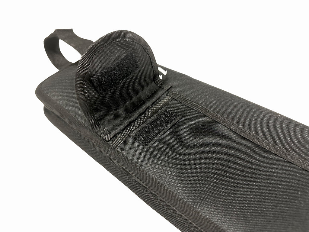 Zenison Padded Drumstick Bag Black Carry Strap Outer Compartment Holds 7 Pairs - Image 3