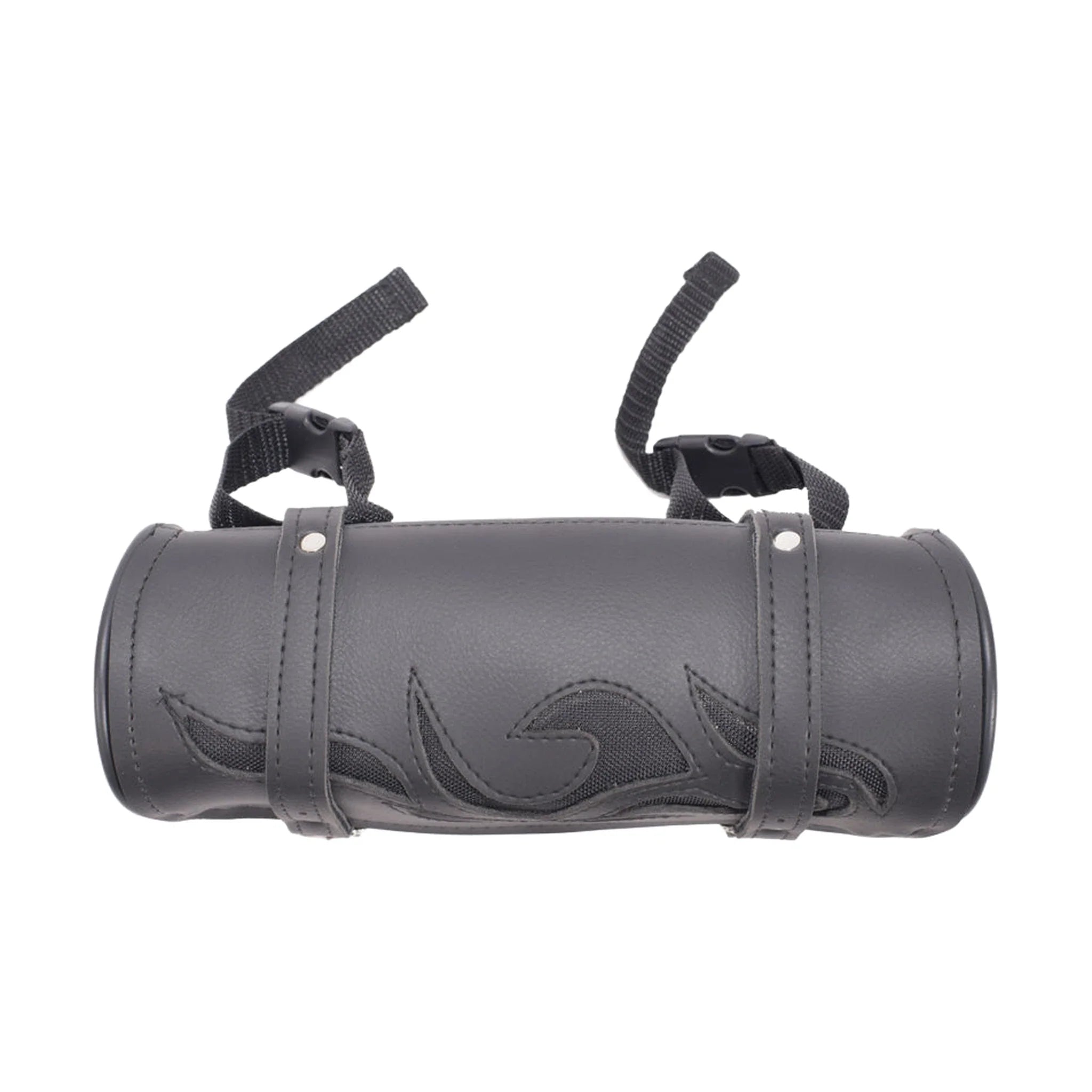10 Inch Motorcycle Tool Bag with Flames - Image 3