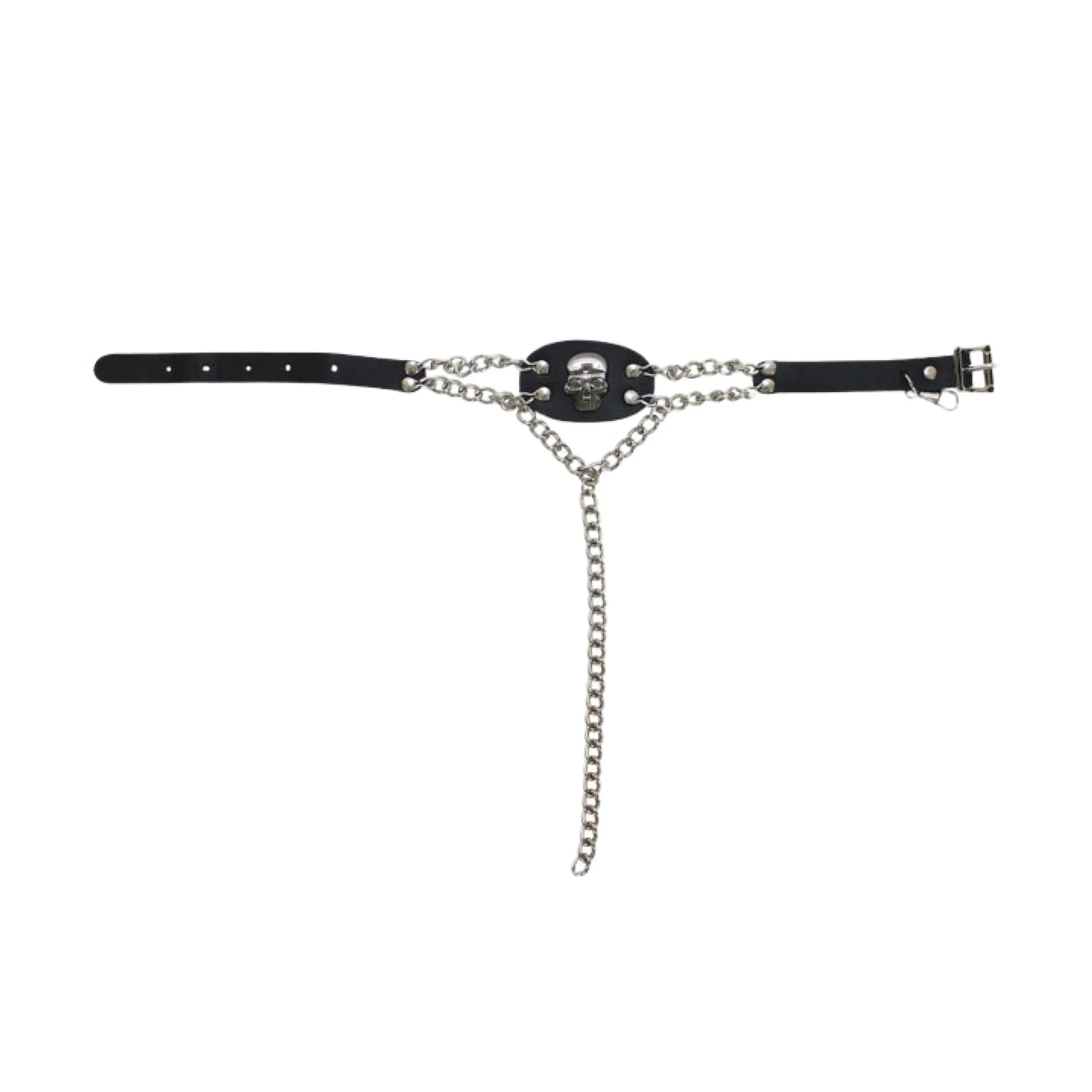 Chrome Skull Boot Chain - Image 3