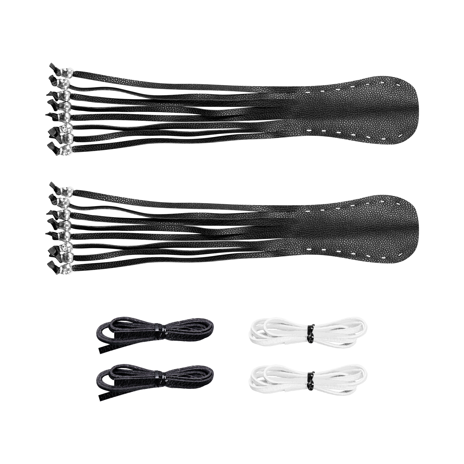 Motorcycle Brake Clutch Lever Covers Dream Apparel Skull Fringe Black White - Image 3