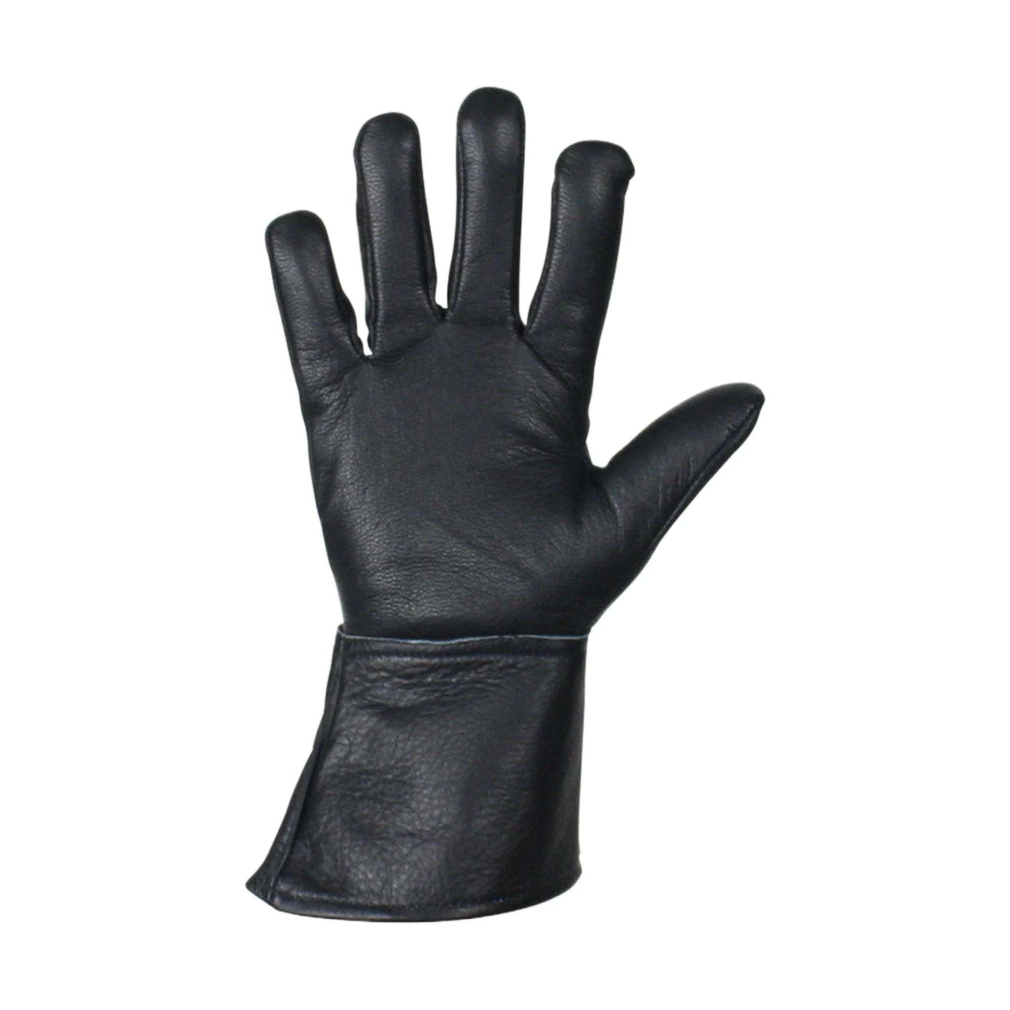 Full Finger Deer Skin Motorcycle Gloves - Image 3