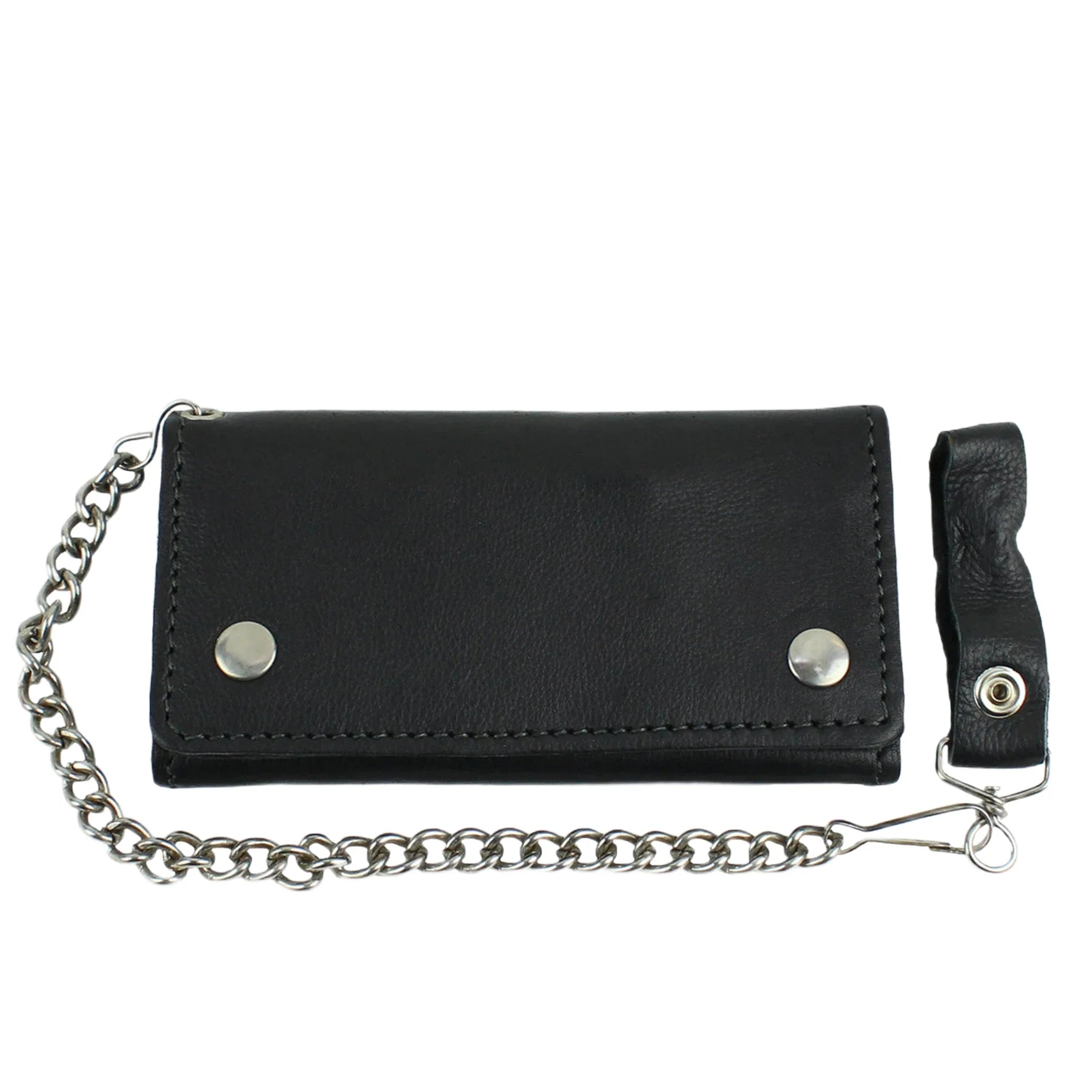 Motorcycle Black Naked Cowhide Wallet - Image 4
