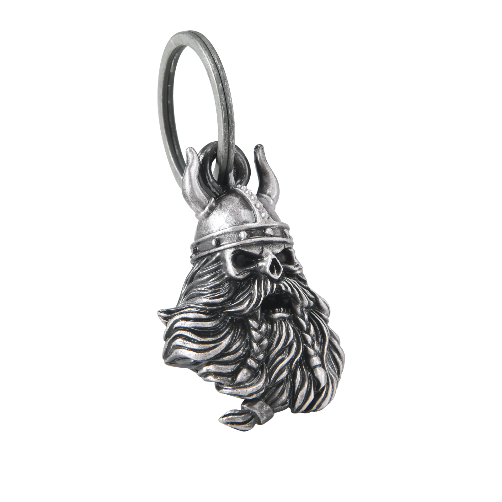 Motorcycle Spirit Bell Dream Apparel Viking Helmet Beard Skull 3D Zinc Alloy - Image 4