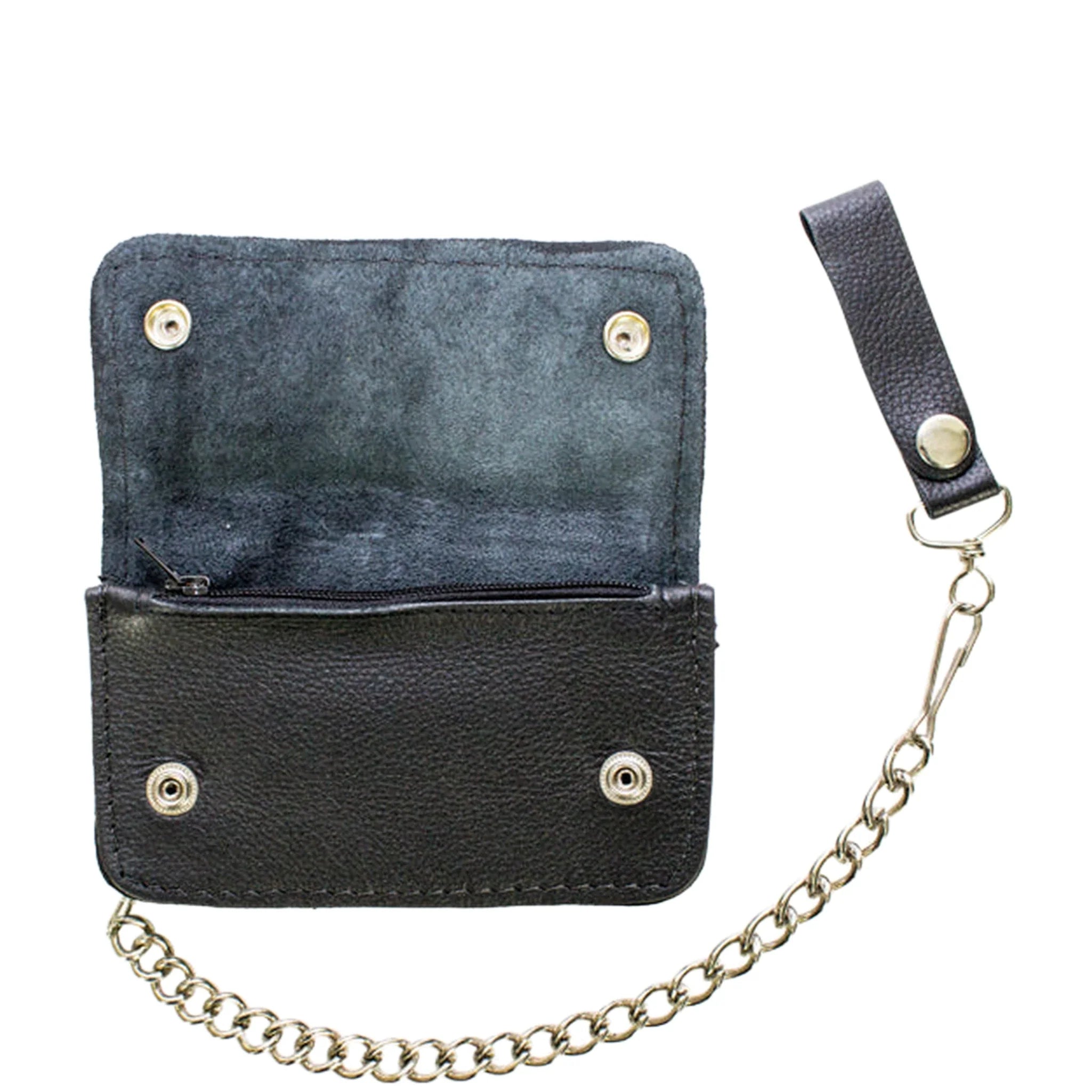 Biker Bifold Chain Wallet Heavy Duty Premium Leather - Image 4