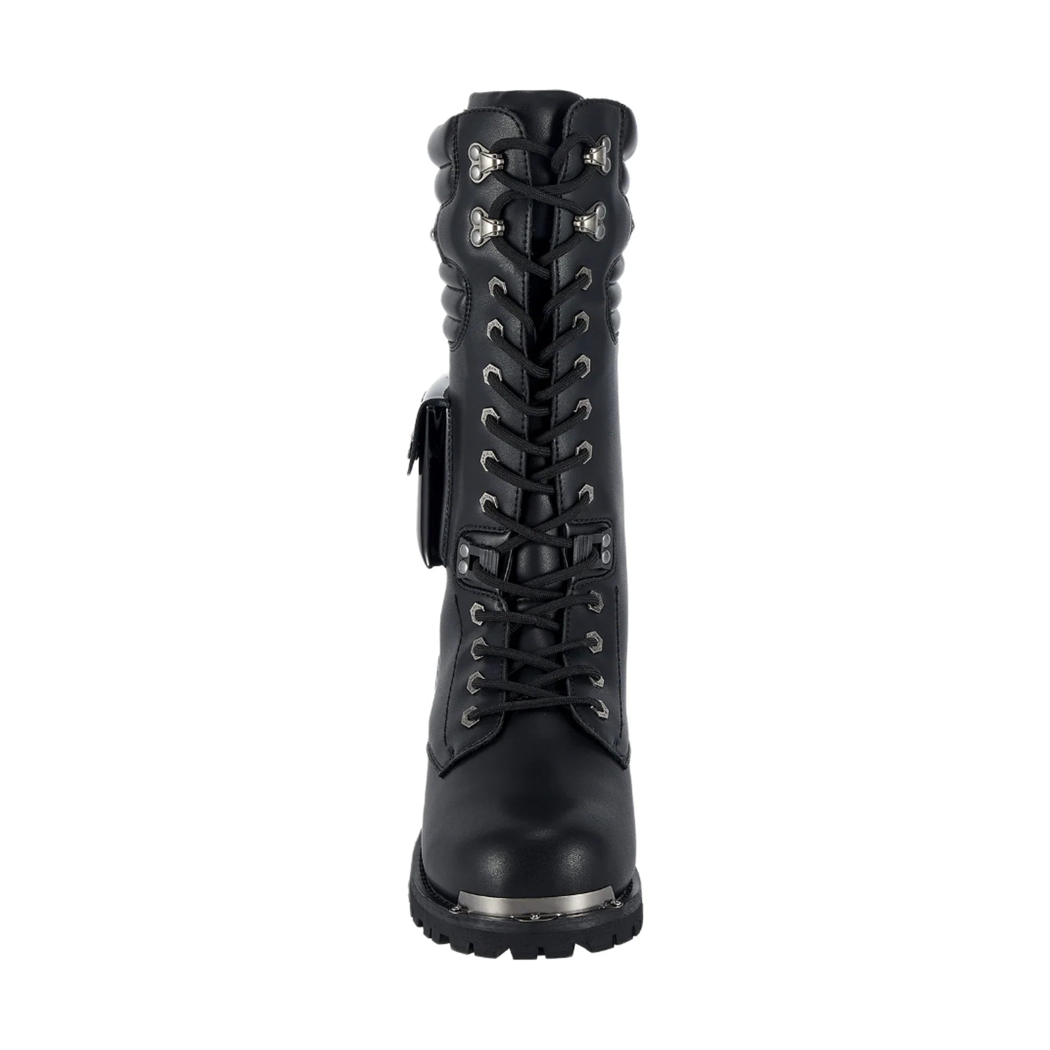 Dream Apparel Men Black Biker Boots - Image 4