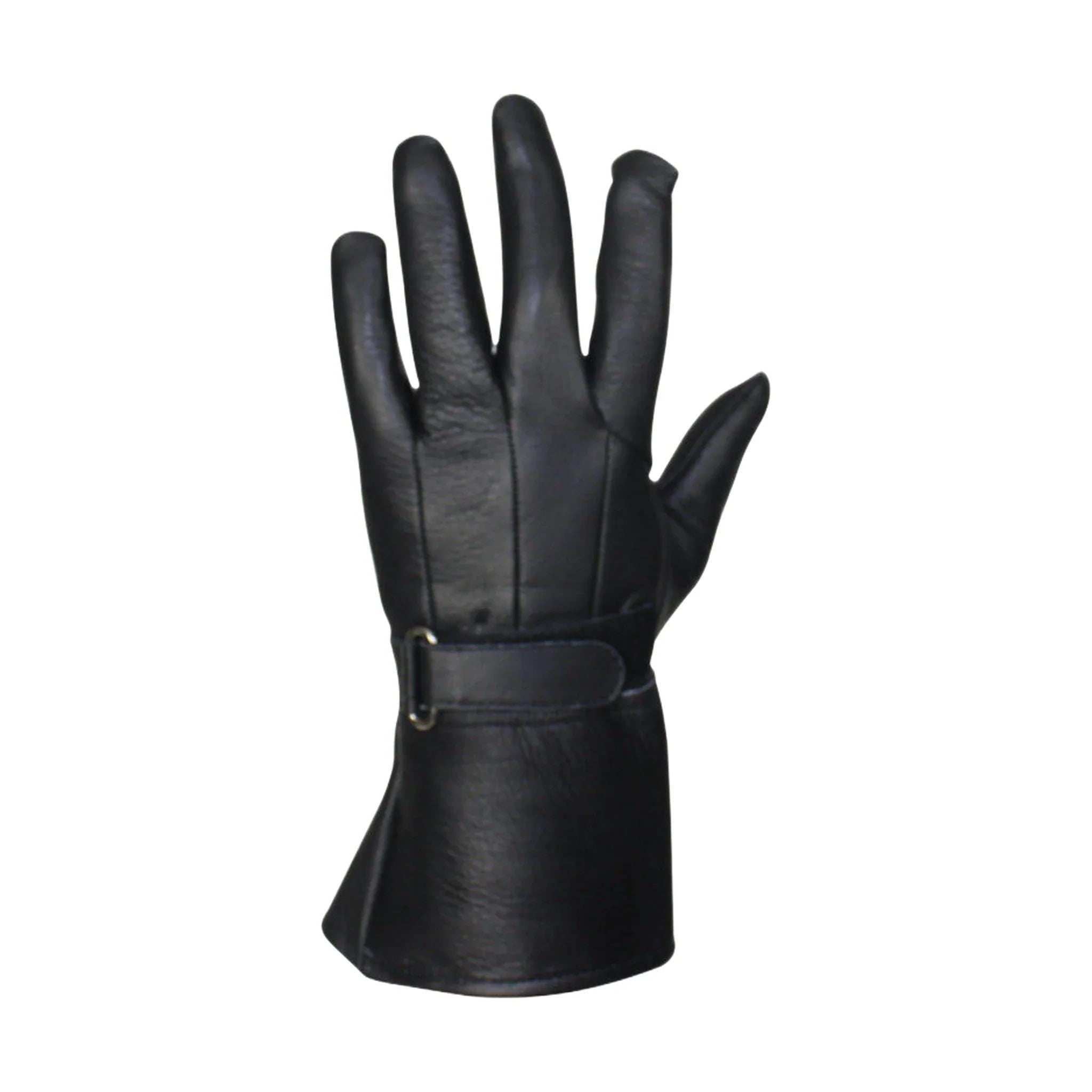 Full Finger Deer Skin Motorcycle Gloves - Image 4