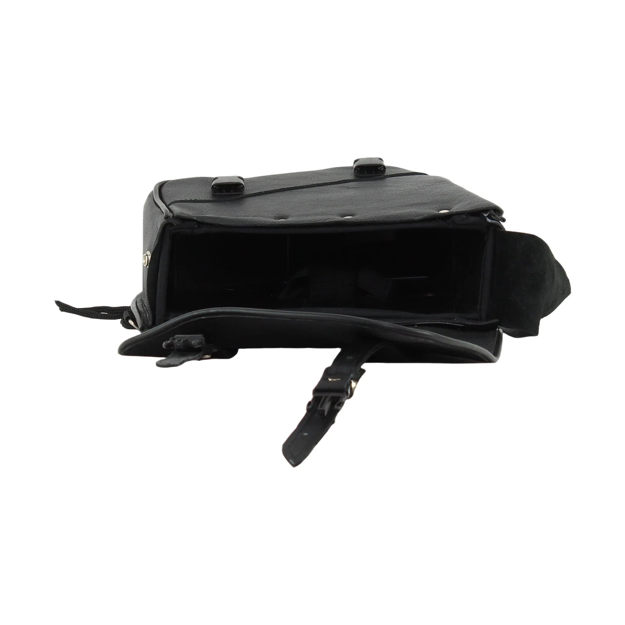 Leather Solo Swing Arm Bag Left Side - Image 4