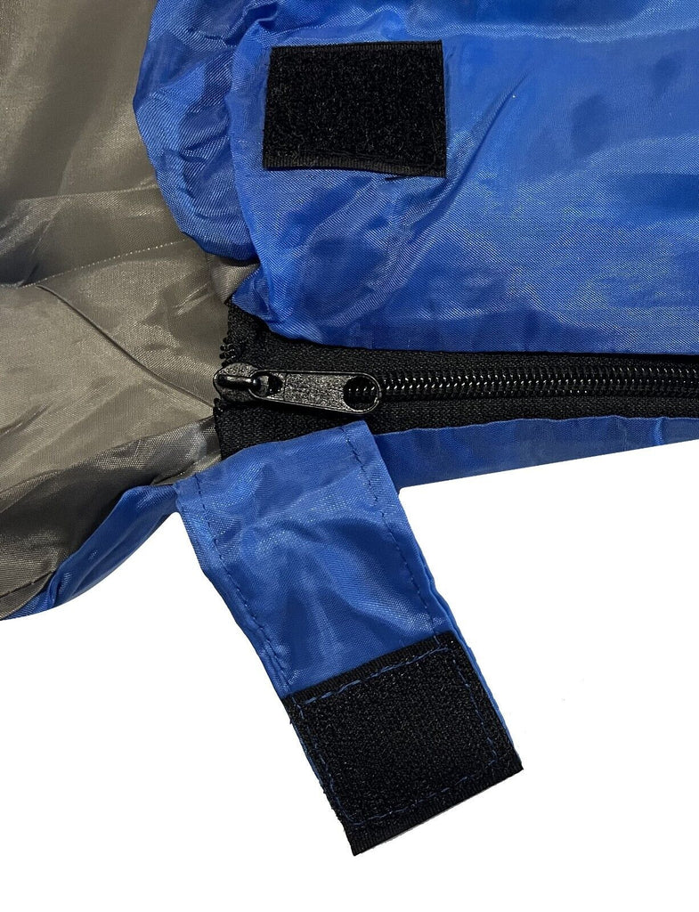 Mummy Sleeping Bag 7' Thick Comfortable Camping Backpacking Sleep Sack, 20F Blue - Image 4