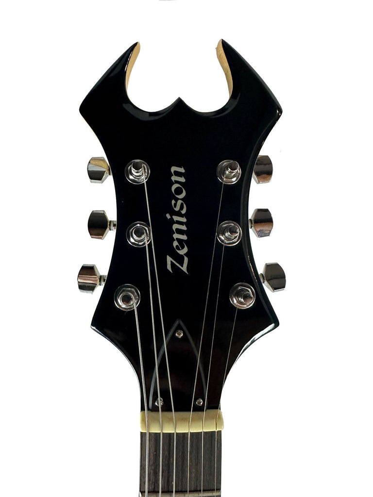 43 Inch Heavy Metal Electric Guitar 24-Fret Humbuckers Maple and Rosewood - Image 4