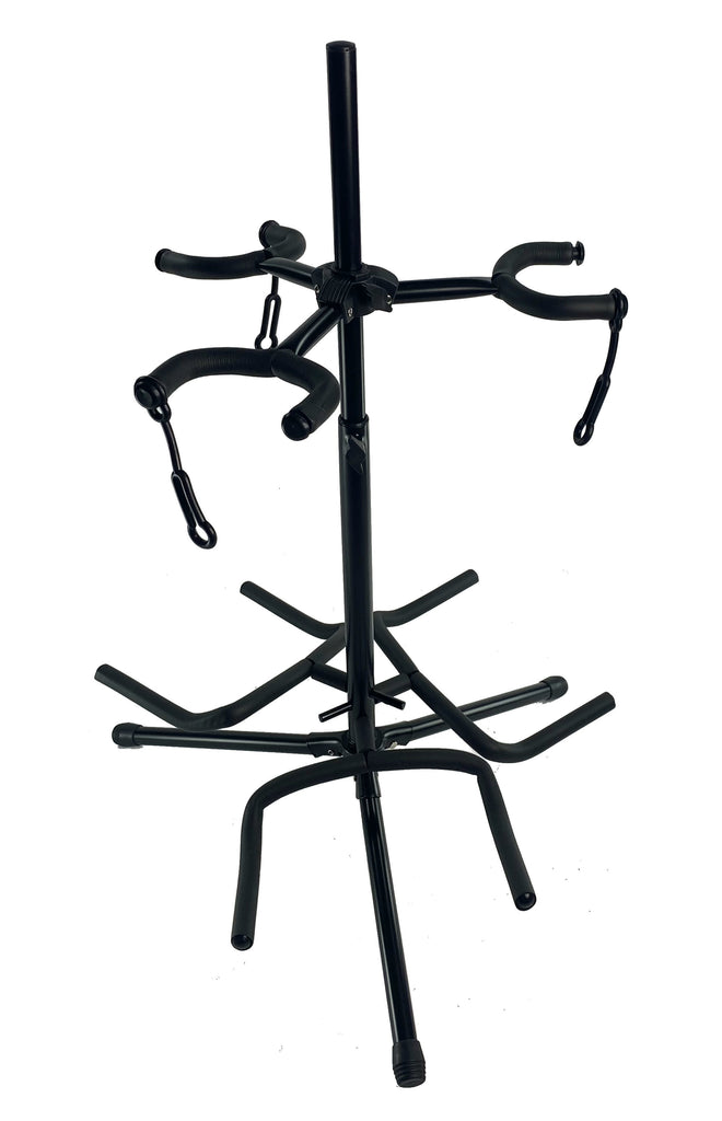 Zenison Triple Guitar Stand Holds 3 Foam Padded Display - Image 4