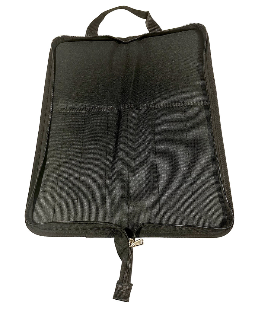 Zenison Padded Drumstick Bag Black Carry Strap Outer Compartment Holds 7 Pairs - Image 4