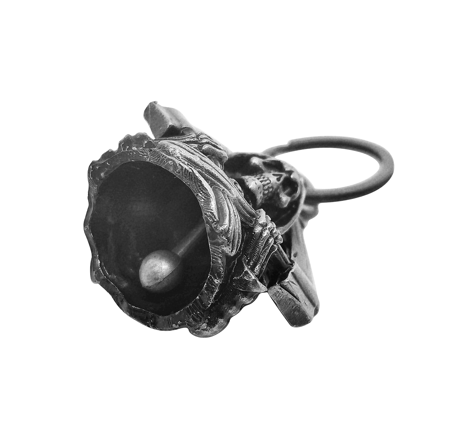Grim Reaper Motorcycle Bell Dream Apparel 3D Magnesium Alloy Good Luck Charm - Image 4