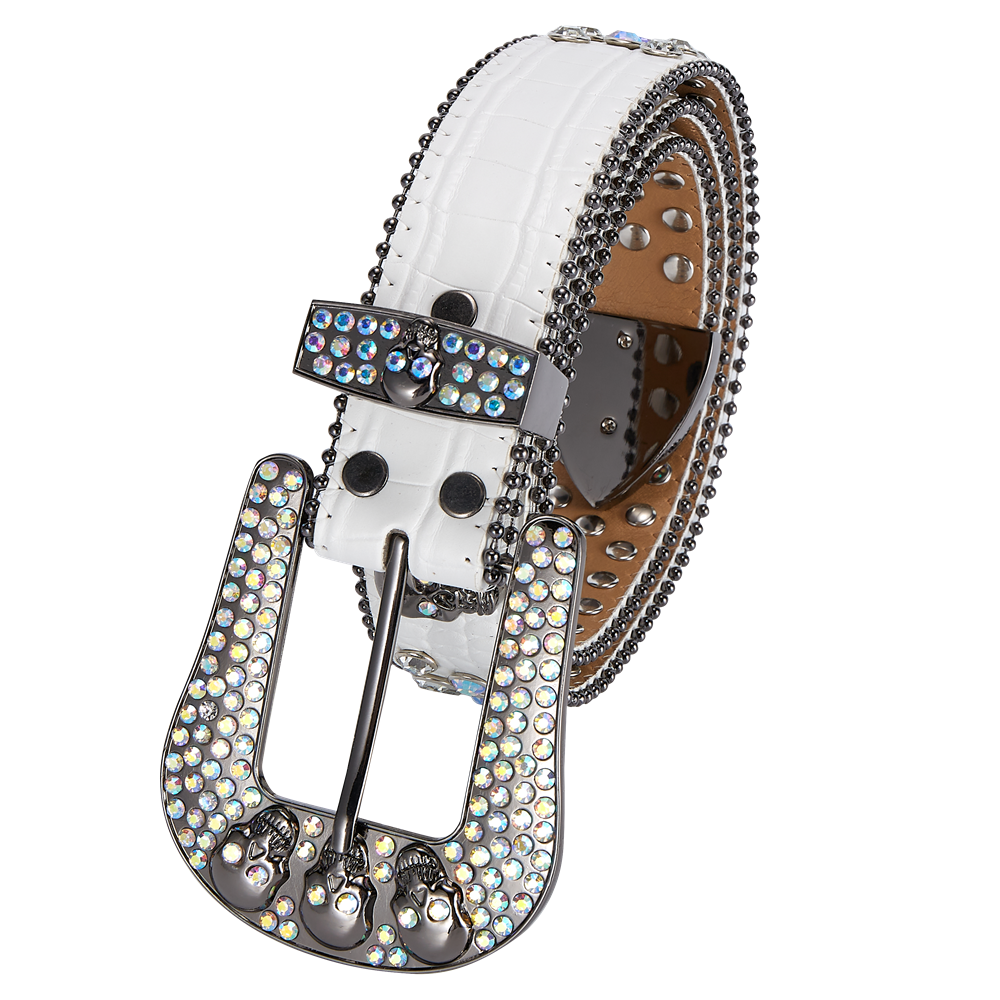 Western Rhinestone Belt Dream Apparel Crystal Diamond Bling Medium Large XL - Image 5
