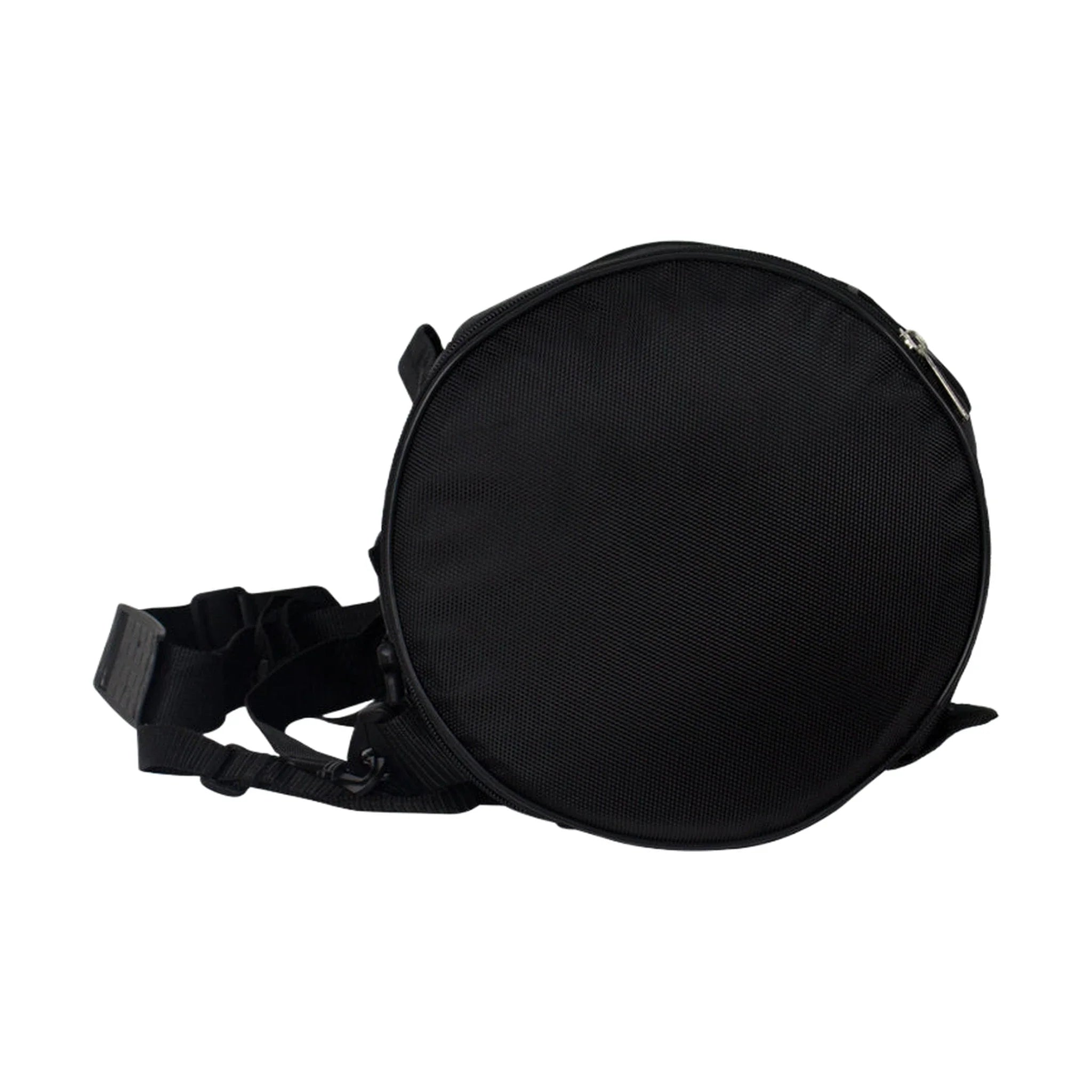 Black Triple Compartment Sissybar Bag - Image 5