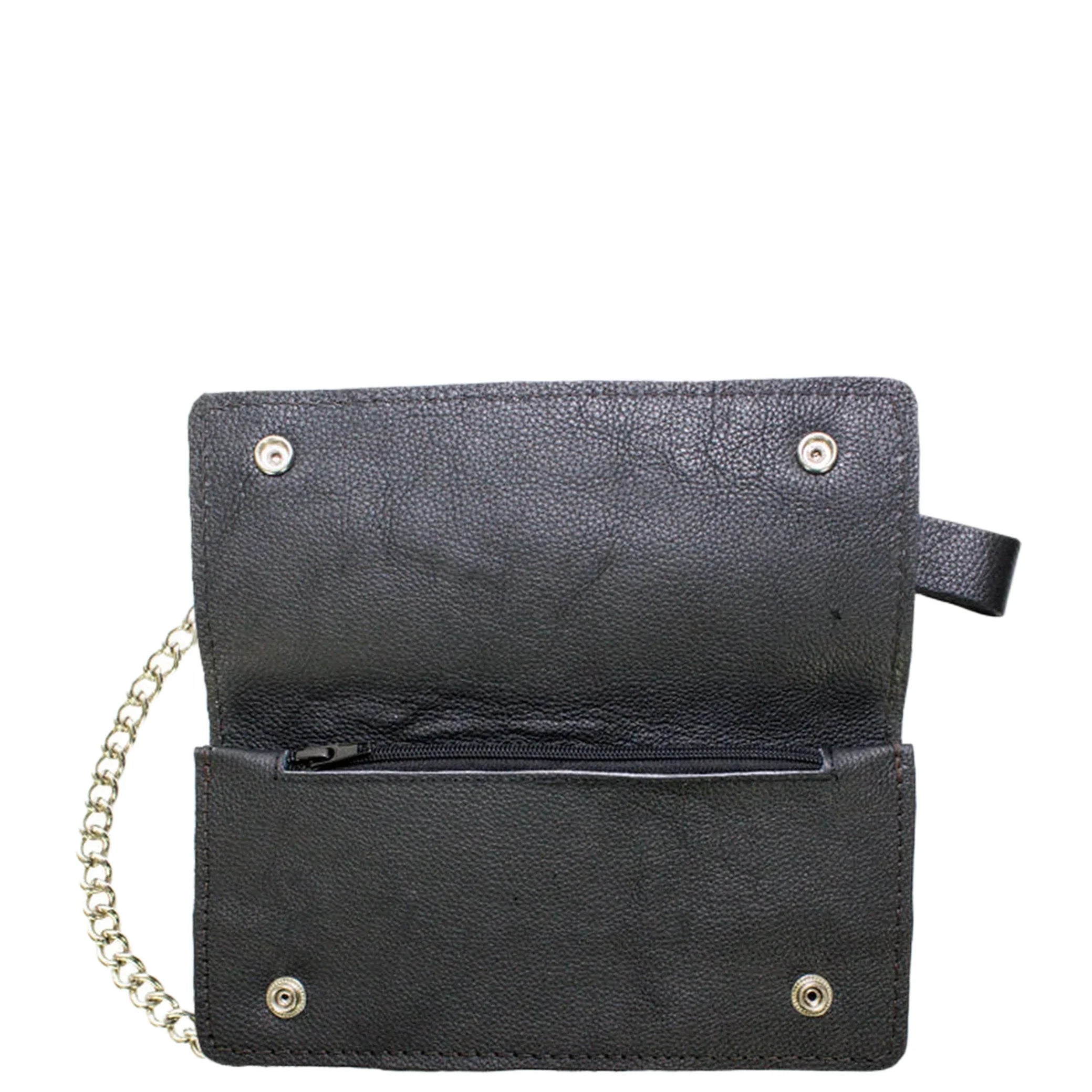 Men's Black 3 Component Naked Cowhide Leather Wallet - Image 5