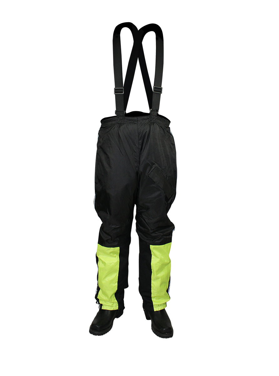 Two-Piece Black Fluorescent Waterproof Rain Suit by Dream Apparel - Image 6