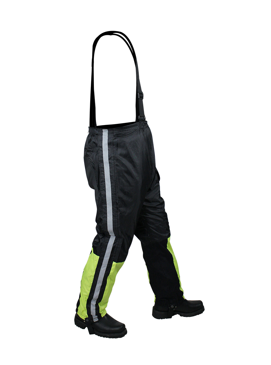 Two-Piece Black Fluorescent Waterproof Rain Suit by Dream Apparel - Image 7