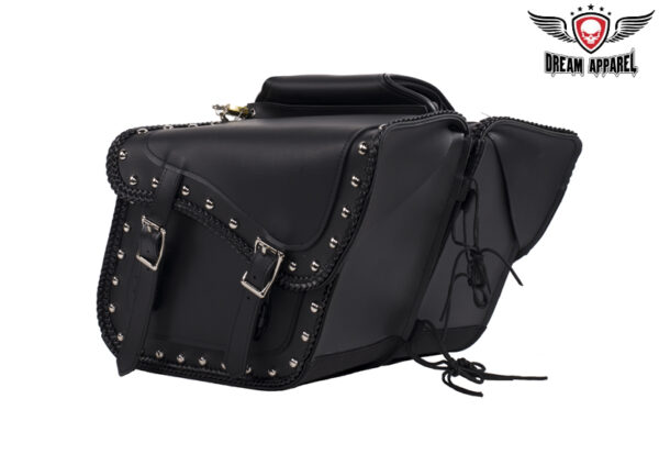 Waterproof PVC Motorcycle Saddlebag with Gun Holsters Heavy Duty Universal Fit