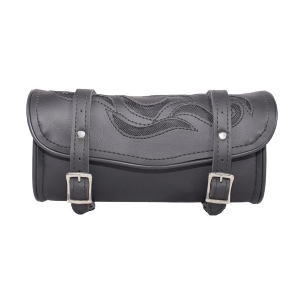 Motorcycle Tool Bag with Flames 12"