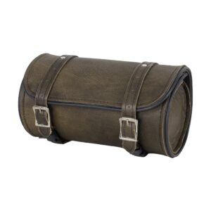 Dark Brown Leather Motorcycle Tool Bag