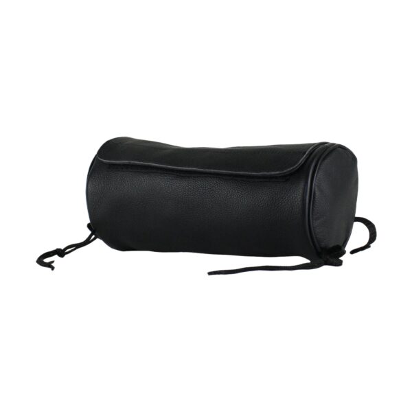 Soft Leather Motorcycle Tool Bag with Pocket Inside