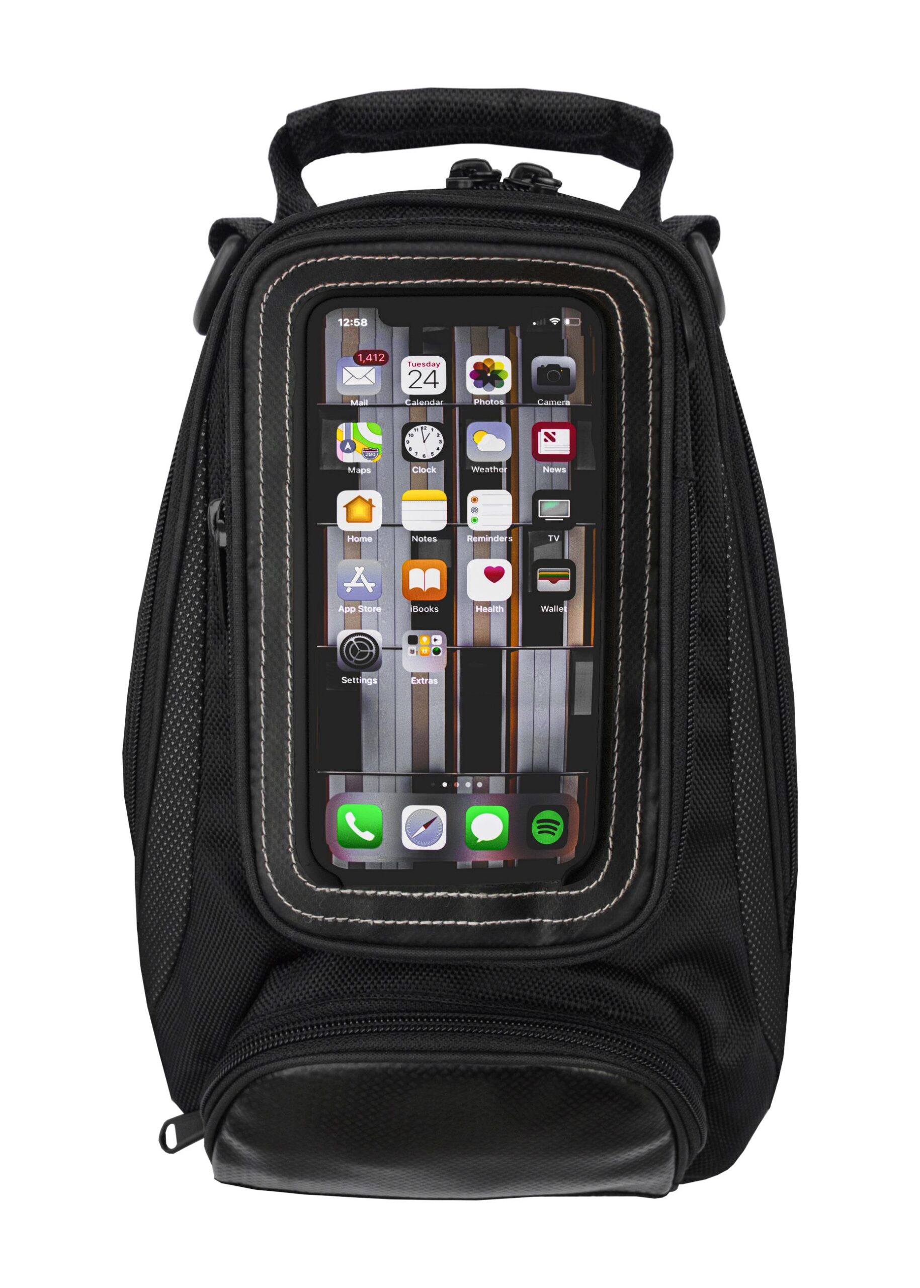 Magnetic Motorcycle Tank Bag Dream Apparel with Clear GPS Window 8x12 Inch