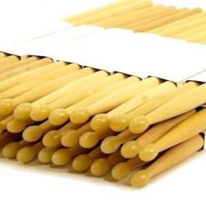 Zenison 7A Nylon Tip Maple Drumsticks 12 Pairs Natural Wood Durable Long Lasting