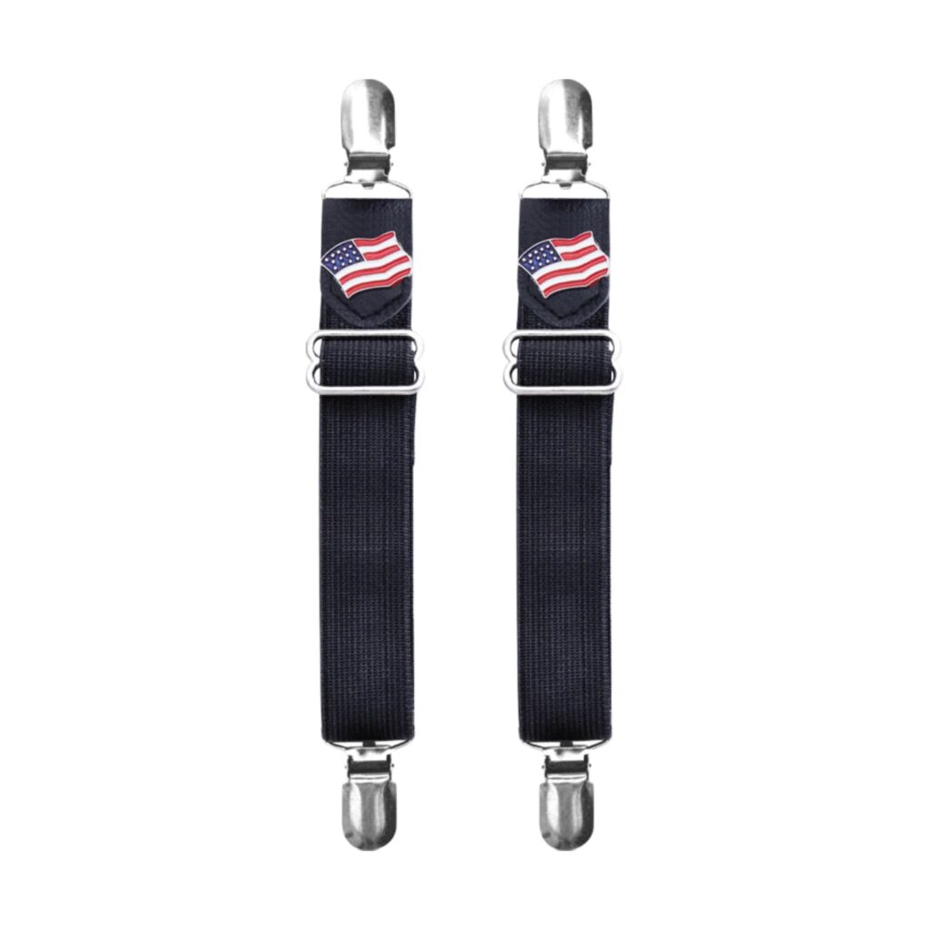 USA Flag Pants Boot Clips